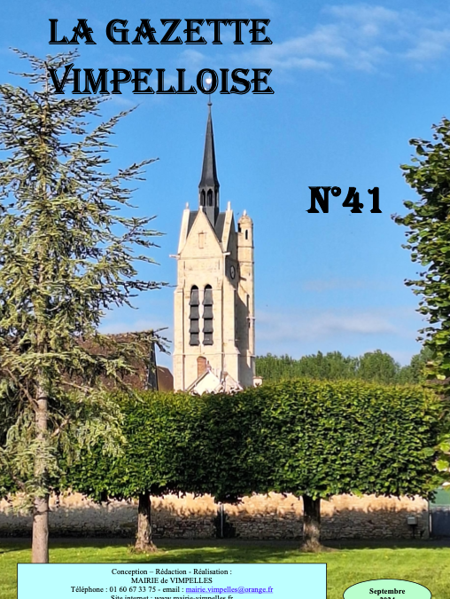 Gazette 41 – septembre 2024