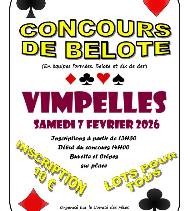 Belote – 7 février 2026