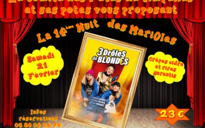 Soirée Marioles- 21 février 2026